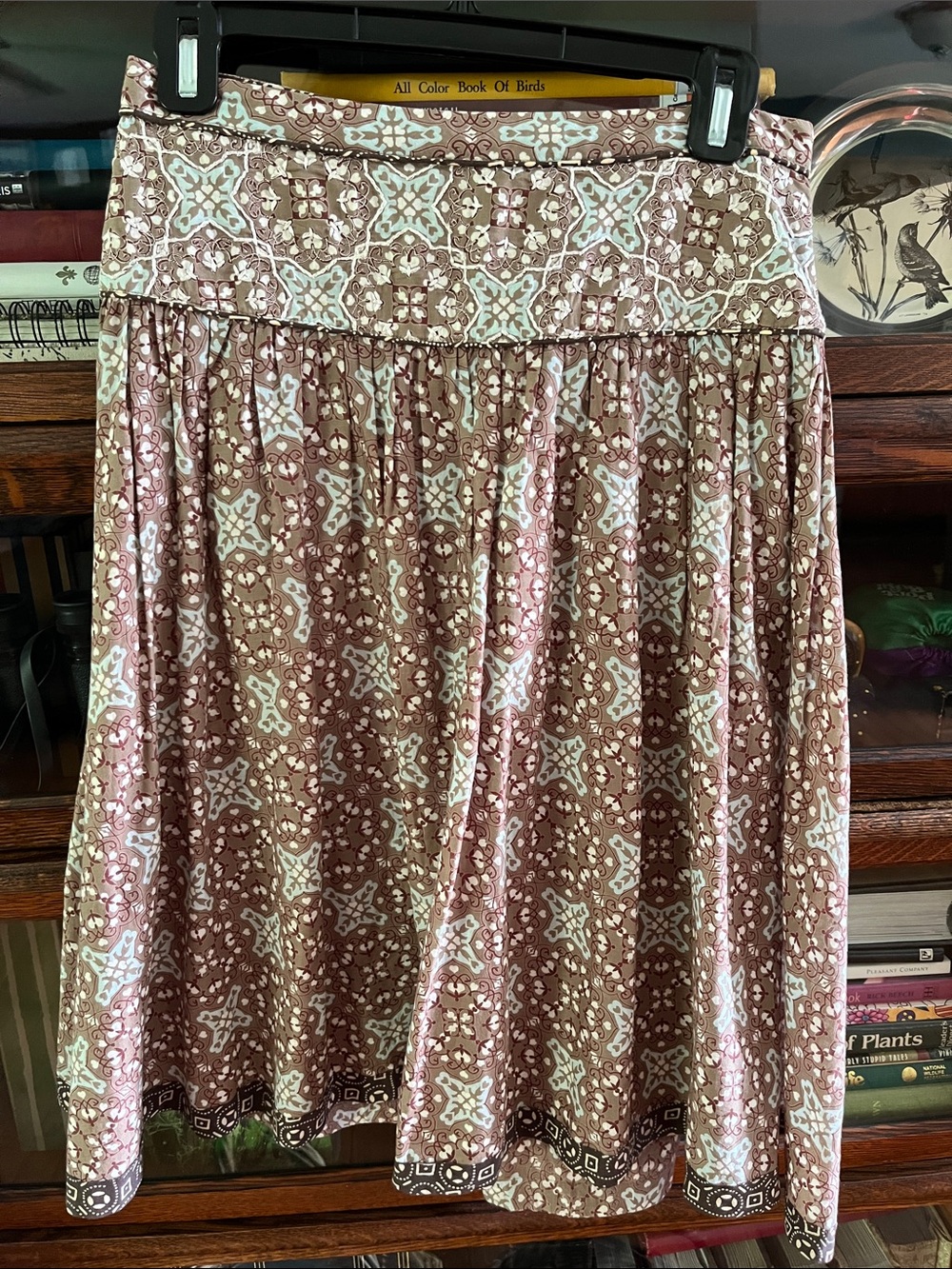 Banana Republic Tan Cotton Voile Skirt